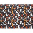 thumbnail image 3 of Halloween Elements Pumpkin Ghost Skull Tablecloth Rectangular Washable Table Cloth Cover for Party Picnic Dinner Halloween Decor 60" X 84", 3 of 5