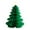Green, variant on XMMSWDLA 3D Honeycomb Christmas Tree Ornament - Foldable Mini Paper Xmas Decor for Tabletop/Ceiling, Holiday Centerpiece for Home & Party