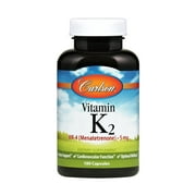 Carlson Vitamin K2 Capsules, 5 Mg, 180 Ct