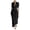 Black, variant on Women Long Sleeve Wrap Dress V Neck Maxi Dress for Autumn Winter Office Daily Casual