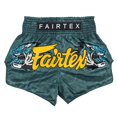 thumbnail image 1 of Fairtex Slim Cut Muay Thai Boxing Shorts (Jungle Hunter, X-Large), 1 of 5