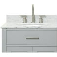 thumbnail image 6 of Ariel H061DCW2OVOGRY Bristol 61" Free Standing Double Oval Basin Vanity Set - Grey, 6 of 7