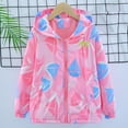thumbnail image 4 of Generic Boys Girls Rain Jacket Lightweight Waterproof Kids Water Resistant Cotton Raincoat Graphic Print for 3-15 Years, 4 of 6