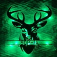thumbnail image 5 of Handmadetneonsign Deer Metal Wall Art Light, Head Deer Metal Sign Wall Decor, Wild Animal Metal Decor, 5 of 5