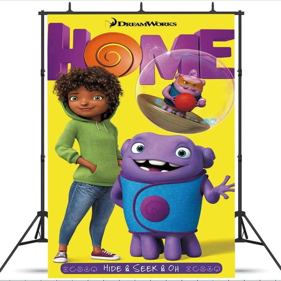 Dreamwork Home Movie Party Supplies Backdrop Banner Poster Birthday Decorations Background for Photography Taspestry