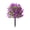 Purple, variant on Artificial Violet Stake Flowers 5 Pack Realistic Fake Plants Outdoor Garden Decoration UV Resistant Faux Picks for Patio Yard,White