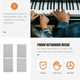 thumbnail image 4 of 2pcs Piano Keyboard Decals Introductory Piano Stickers Piano Decals for Beginner, 4 of 9