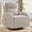Chenille Camel, variant on BaseBeauty Triple Motors Power Swivel Rocker Recliner with Power Adjustable Headrest and Lumbar, Chenille Camel