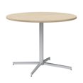 thumbnail image 1 of Scranton & Co Wood 42W Round Conference Table with Metal Base in Natural Elm, 1 of 7