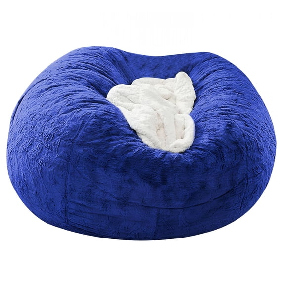 XIBUFE Giant Bean Bag Chair Bed for Adults, Large Bean Bag Chairs for Adults, Beanbag Lazy Chair, Large Sofa Couch, Machine Washable (7 Ft)