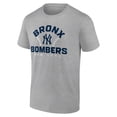 thumbnail image 2 of Men's Heather Gray New York Yankees Team Go For Two T-Shirt, 2 of 3