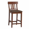 thumbnail image 1 of Linon Torino Wood Slat Back 30" Bar Stool in Cherry, 1 of 9