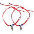 thumbnail image 1 of GOOHOCHY 2 pulseras de ojo malvado, pulsera tejida, pulsera de cuerda ajustable, pulsera de joyería para la muñeca, 1 of 8
