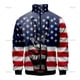 thumbnail image 3 of Chaqueta con solapa y cremallera con bandera de EE. UU. y estrellas y rayas estadounidenses 2024, abrigo informal diario de manga larga, ropa de calle, tops para hombre 4XL, 3 of 5