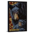 thumbnail image 1 of Montana - Bear Mosaic - Lantern Press Poster (12x18 Gallery Wrapped Stretched Canvas), 1 of 1