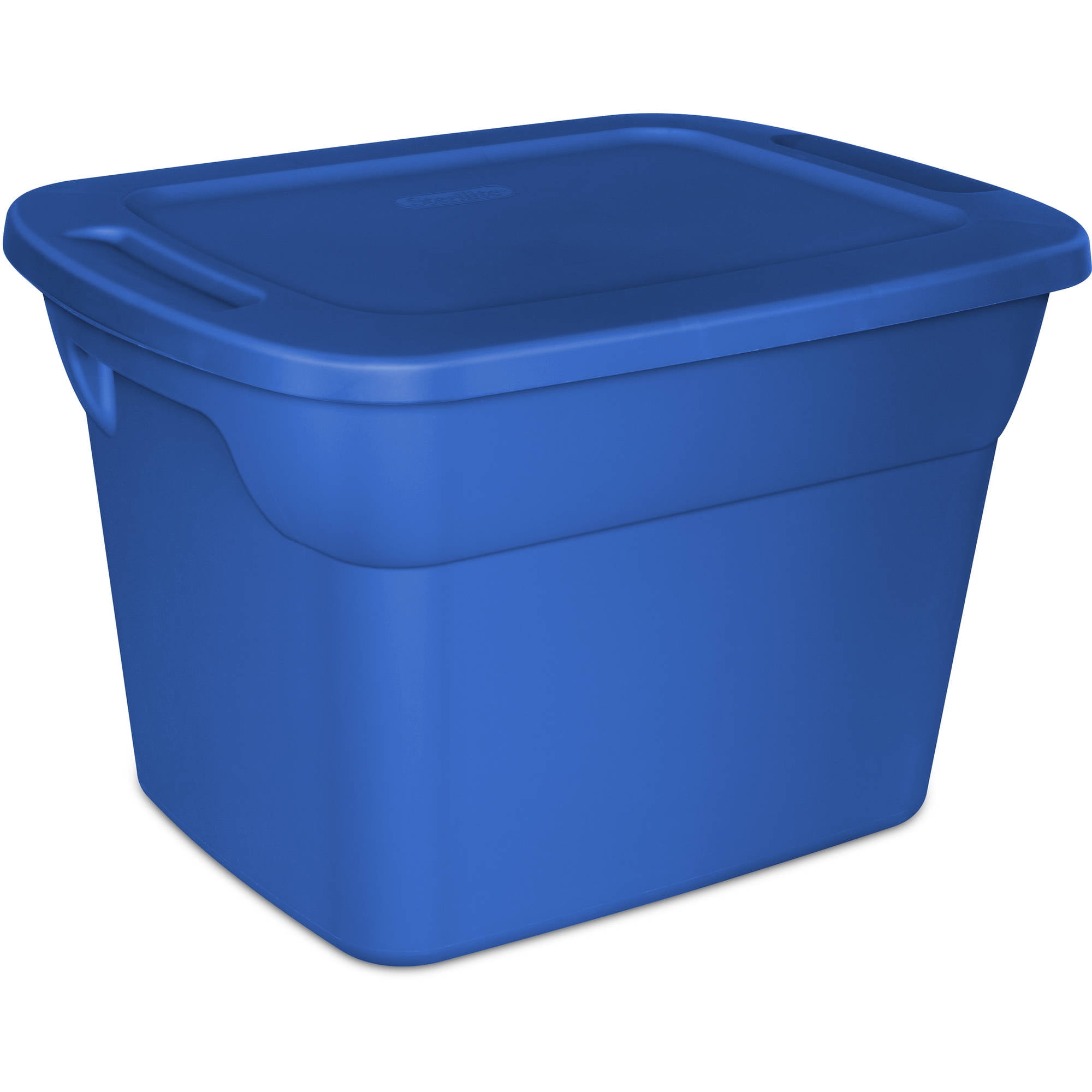Sterilite 18 gal Tote Box, Blue Morpho (Available in Case of 8 or