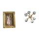 thumbnail image 1 of Marco De Fotos Con Esfera De Burbujas De Resina, Soporte Para Tarjetas, Estatua Moderna, Escultura Decorativa, Marco De Fotos Con Frente De Vidrio, Adorno Para Escritorio, Mesa, Pared,, 1 of 8