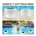 thumbnail image 6 of Colorful Solar Light Floating Pool Dispenser for 1in & 3in Tabs – Adjustable Floating Chlorinator Tablet Holder with LED Light for Pool, Spa, Hot Tub and Fountain Use, 6 of 6