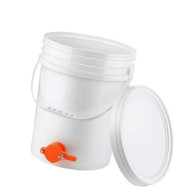 Cubo de miel con tapa, capacidad de 20 L, contenedor, barril, cubo multiusos para aceite de soja, práctico para miel, suministros para apicultores.