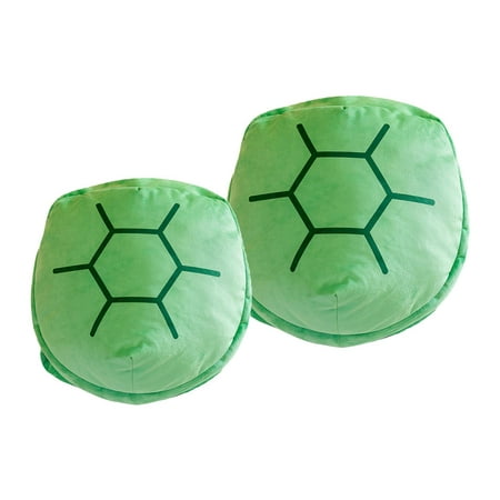 2x Creative Wearable Turtle Shell Plush Toy Cushion for Living