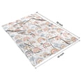 thumbnail image 4 of White Boho Bohemia Rainbows Clouds Stars Pattern Blanket,Comfortable Soft Lamb Wool Throw Blanket,All Season,Warm Lightweight Blankets for Sofa Bed Couch Living Room Chair,40"x50", 4 of 4