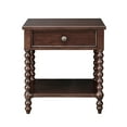 thumbnail image 4 of Beckett Nightstand,Morocco Brown Wood Furniture Bedroom Nightstands, 4 of 6