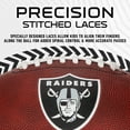 thumbnail image 4 of Franklin Sports NFL Las Vegas Raiders Football - Youth Junior Size Football for Kids - Official NFL Team Logo + Colors Youth Football - Kids NFL Fan Shop Football, 4 of 13