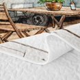 thumbnail image 5 of Erosebridal Watercolor Camper Twin Quilt Set for Boys Men, Pine Tree Wooden Plank Twin Coverlet Set, Gray Green, 2pcs, 5 of 7