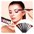thumbnail image 4 of Set de brochas de maquillaje Black Professional, 12 piezas, 4 of 7