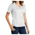 thumbnail image 5 of Womens Dri-Mesh V-Neck Polyester Polo White 4X-Large, 5 of 8