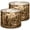 Color 3, variant on Linen Drum Lampshades Rustic Cabin Bear Moose Deer Wildlife Brown Bear Family 13"x13"x10" Light Shade for Table Lamps Floor Lamp Shades Lampshade Replacement Assembly Required