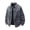 (NEW3)Gray, variant on Men's Vintage Denim Work Jacket Casual Cotton Long Sleeve Button Down Coats Utility Trucker Jacket with Multiple Pockets