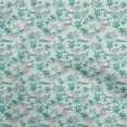 thumbnail image 1 of oneOone Viscose Chiffon Dusty Teal Green Fabric Tropical Diy Clothing Quilting Fabric Print Fabric By Yard 42 Inch Wide, 1 of 1