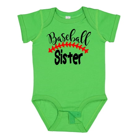 

Inktastic Baseball Sister Gift Baby Boy or Baby Girl Bodysuit