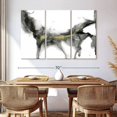 thumbnail image 3 of Elephant Stock Golden Precipice Ii Wall Art - Horizontal Multi Panel Canvas - Living Room Wall Decor - Abstract Multi Panel - Black And Gray Decor By Jennifer Goldberger - 65" x 42", 3 of 8