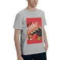 thumbnail image 2 of Bingfone Sushi Men'S Loose Fit Short-Sleeve Pocket T-Shirt, 2 of 7