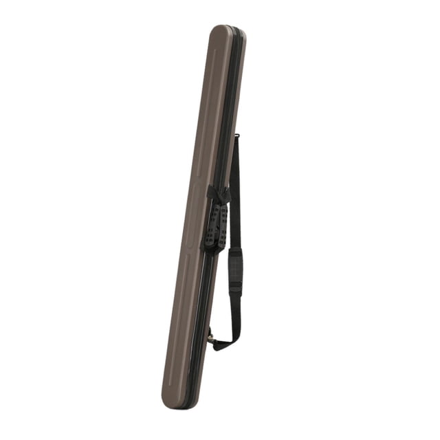 Almencla Fishing Rod Storage Case 53.15inch Comfortable Handle Accessory Fishing Gear Brown