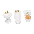 thumbnail image 1 of Muebles de baño para casa de muñecas, 3 piezas, casa de muñecas, baño en miniatura, casa de muñecas, juego de baño en miniatura, piezas, juego de baño para casa de muñecas, funcionalid, 1 of 9