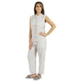 thumbnail image 3 of Phagun Pajamas Set Printed Rayon Sleepwear Sleeveless Nightwear For Women, 3 of 7
