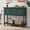 Green, variant on CBJCBJ 42" Farmhouse Console Table , 2 Drawer Narrow Long Entryway Table with Open Storage Shelf , for Living Room, Green