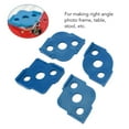 thumbnail image 4 of 4PCS R Modèles d'Angle Rond Rayon Gabarit de Routage 3 Trous Fixation ABS Routeur Bit Modèles Localisateur de Coin de Travail du Bois pour les Projets de Bricolage de Travail du Bois, 4 of 8
