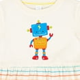 thumbnail image 4 of Inktastic Toy Robot Girls Baby Dress, 4 of 5