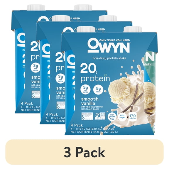 (3 pack) OWYN VANILLA 4PK