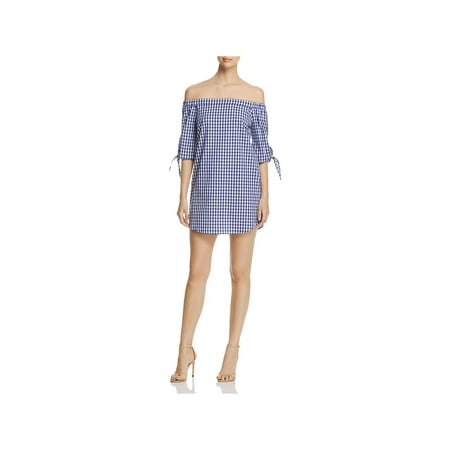 - Elan Womens Cotton Checkered Casual Dress