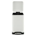 thumbnail image 3 of happimess Betty Retro Mini 3.2-Gallon Step-Open Trash Can, Cotton White, HPM1012C, 3 of 10
