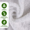 thumbnail image 5 of Superior Rayon from Bamboo Soft Modern 6-Piece Towel Set, White, 5 of 13