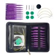 thumbnail image 4 of 1 Set Knitting Needles Removable Aluminium Circular Needle Handmade Crafts Comfortable Grip Festival Gift for Sewing Weave Tool, 4 of 6