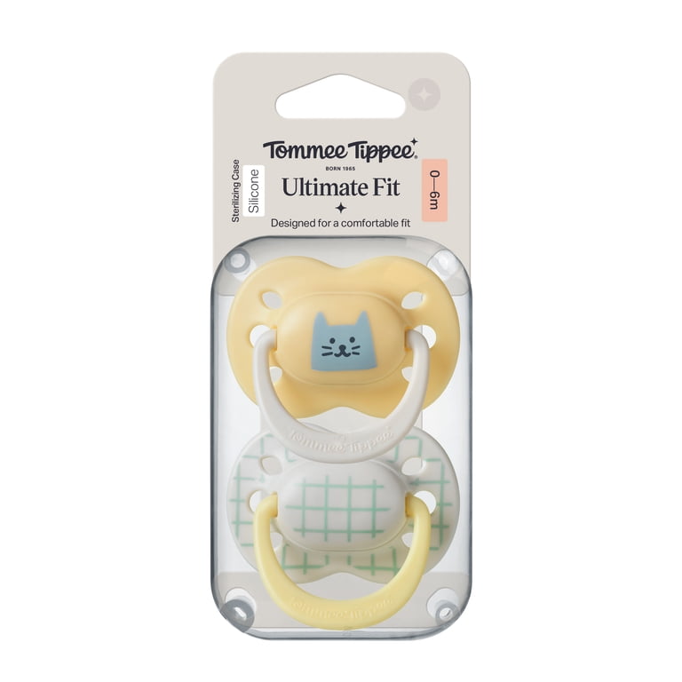 Tommee Tippee Ultimate Fit Pacifier, 0-6 Months, 2 Pack with Case photo 7