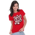 thumbnail image 3 of Never Look Back Positive Motivation Womens Fitted Plus Size Graphic Tee Brisco Brands 2X, 3 of 5