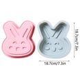 thumbnail image 3 of Oleegame 2PC Cookie Mold Easter Bunny Silicone Baking Tray Cake Oven Baking Tools Halloween Tools, 3 of 8